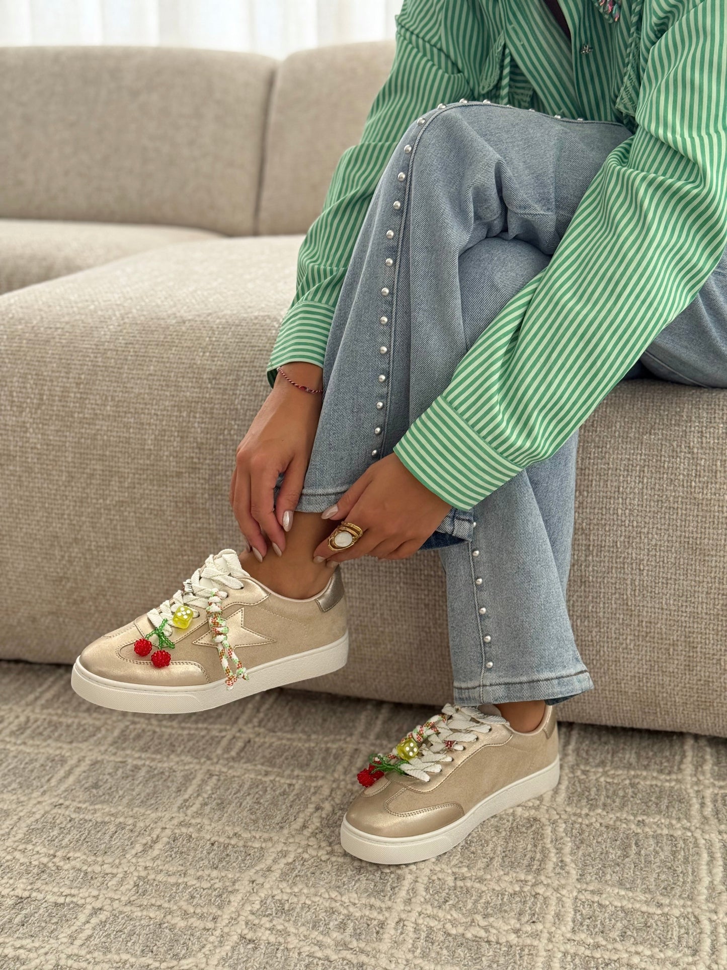 Sneakers « ADIXIA » GOLD