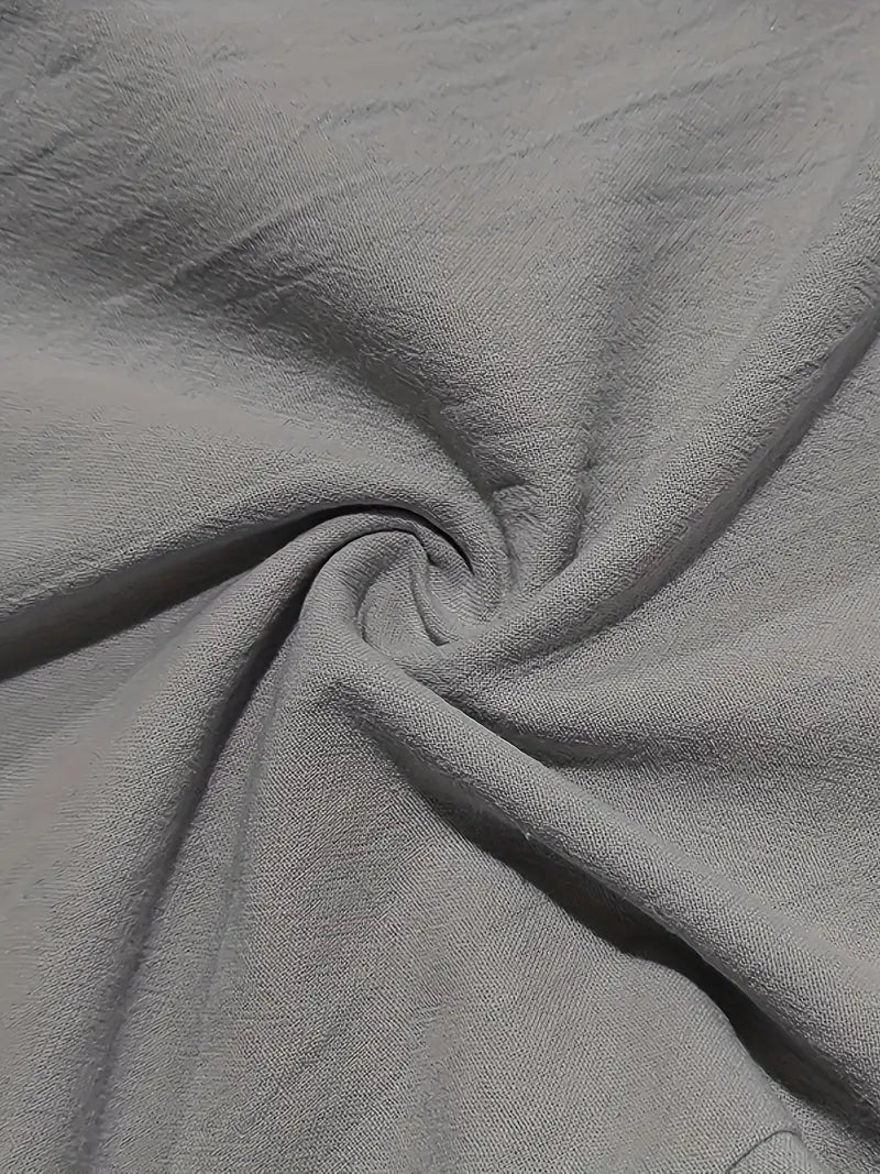NICHOLS | Wide-Leg Linen Trousers with Drawstring