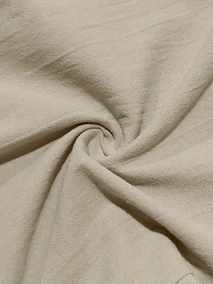 NICHOLS | Wide-Leg Linen Trousers with Drawstring