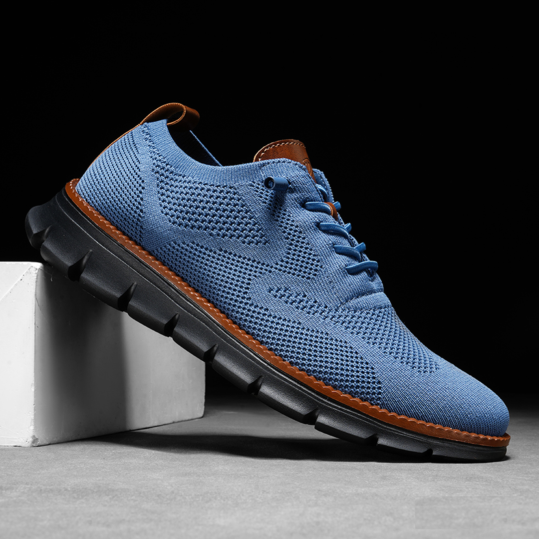 Fabrizio | Men's Mesh Knit Oxford Sneakers