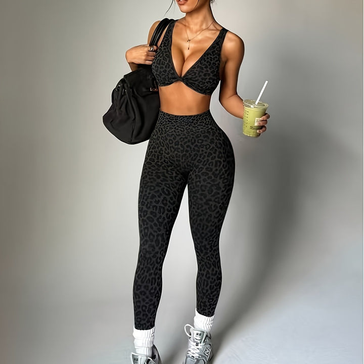 Lize | Yoga Top en High-Waist Stretch Yoga Leggings