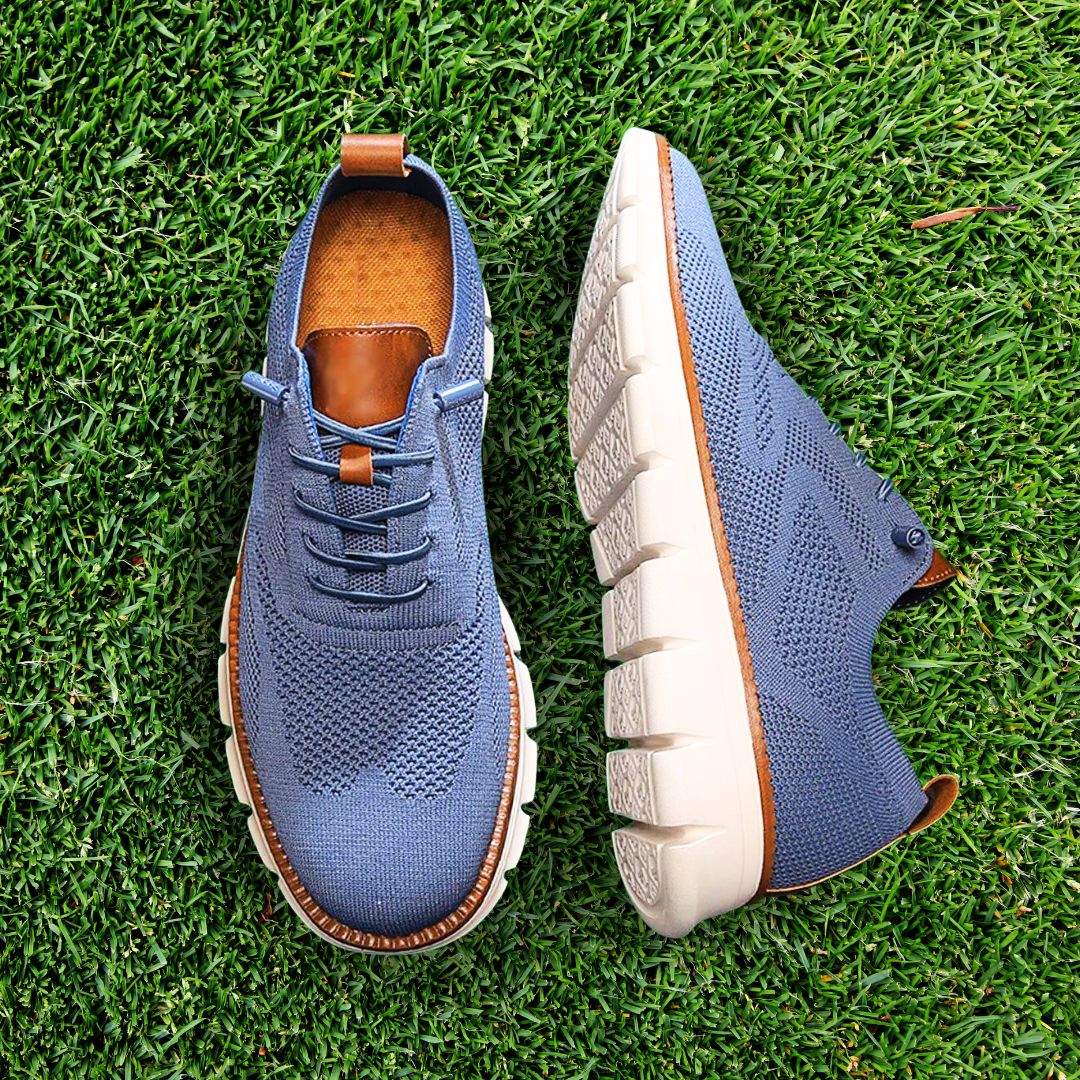 Fabrizio | Men's Mesh Knit Oxford Sneakers