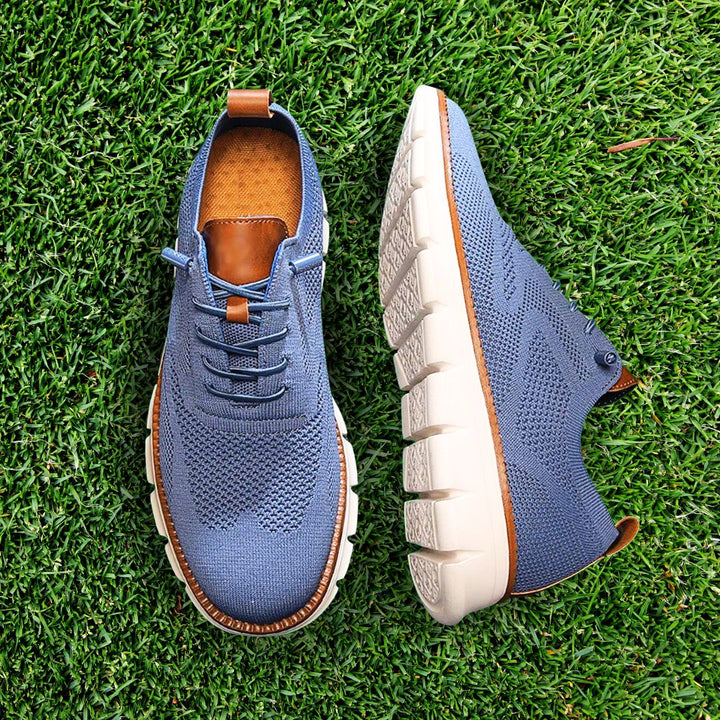 Fabrizio | Men's Mesh Knit Oxford Sneakers