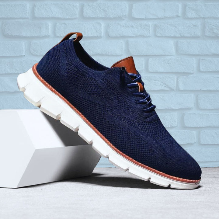 Fabrizio | Men's Mesh Knit Oxford Sneakers