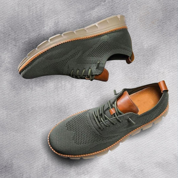 Fabrizio | Men's Mesh Knit Oxford Sneakers