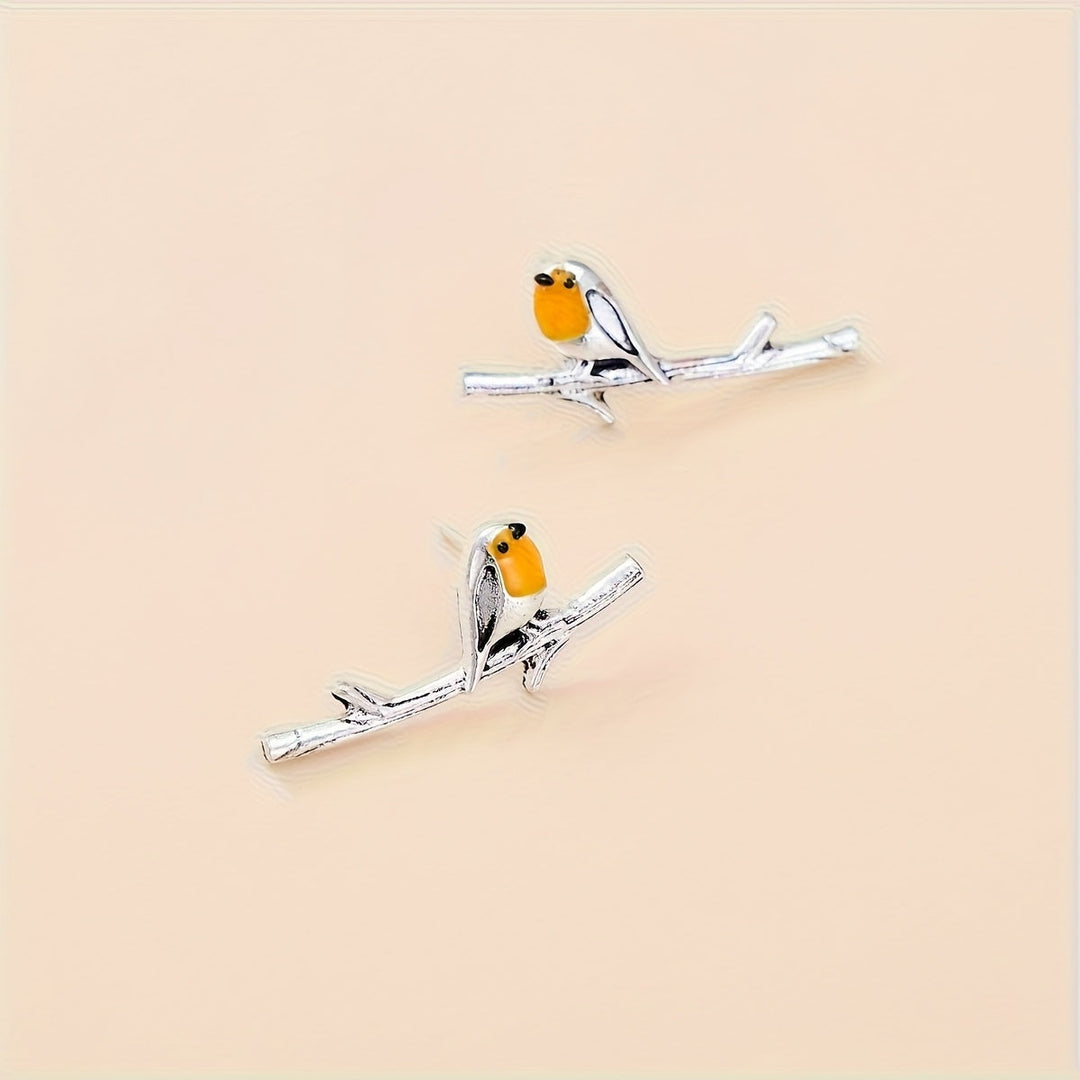 Playful Bird Earrings