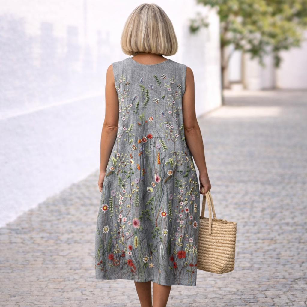 Cara | Airy and sleeveless summer dress