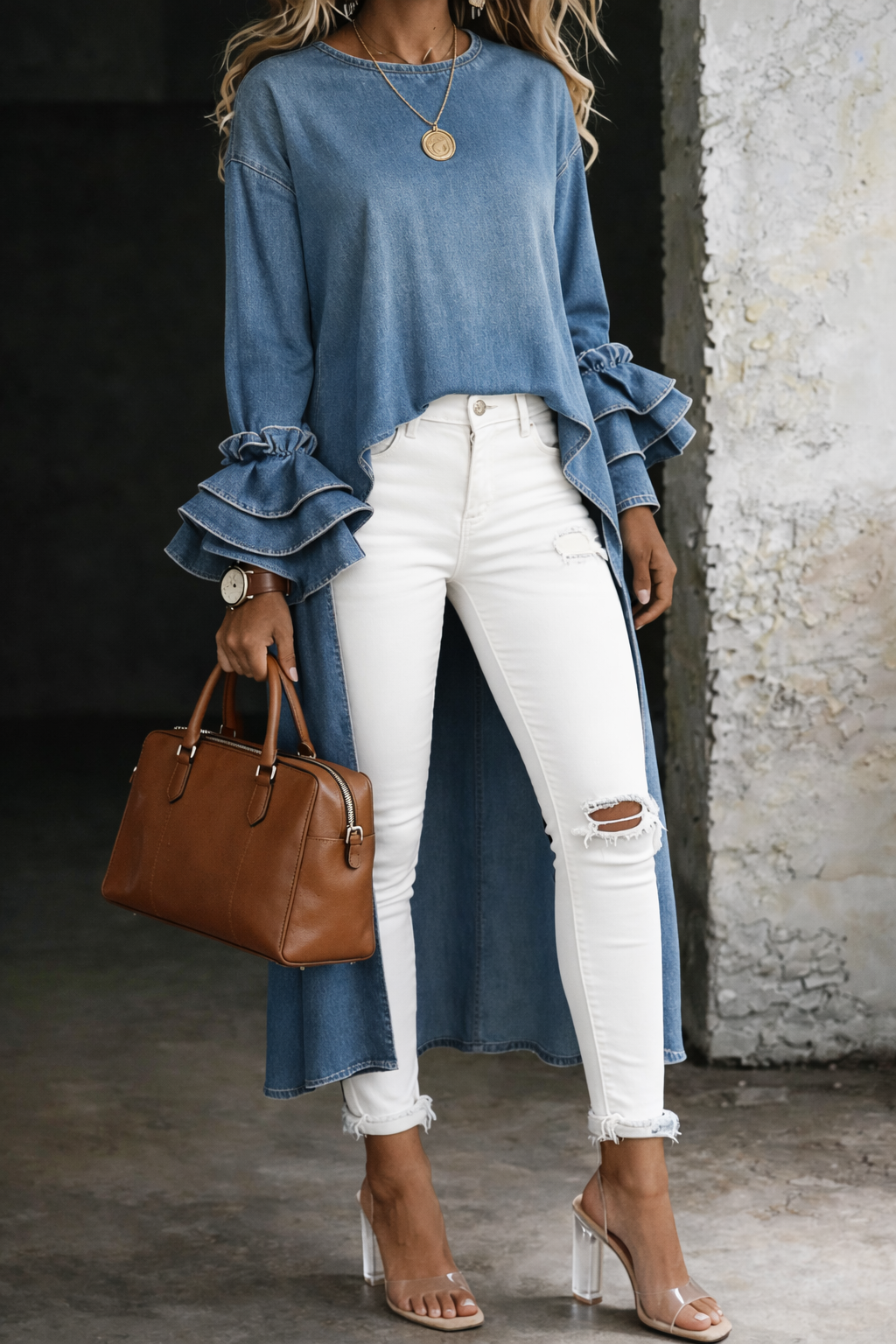 Ashley | Top chemise décontracté