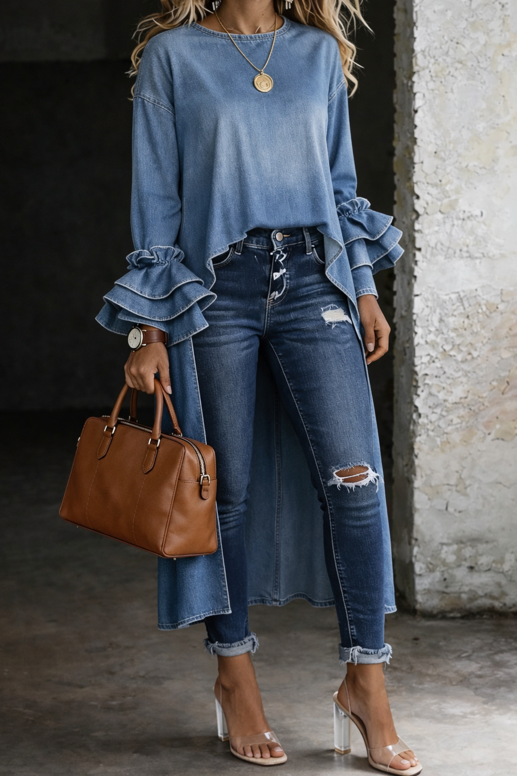 Ashley | Top chemise décontracté
