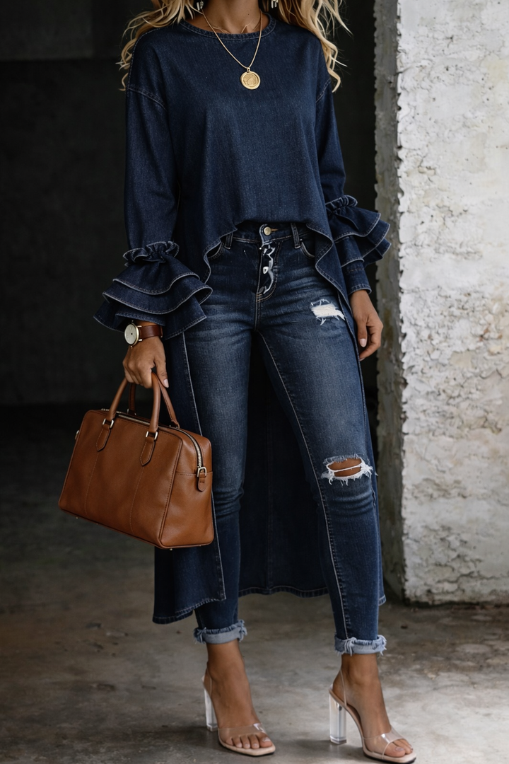Ashley | Top chemise décontracté