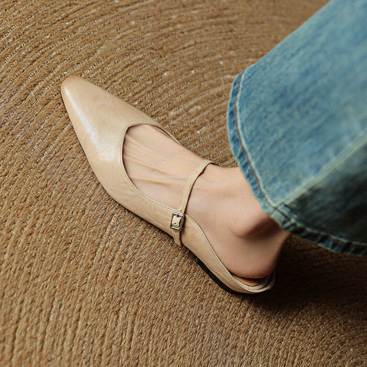 Orella | Genuine Leather Sabot Pumps