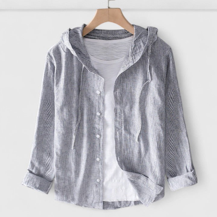 Annie | Elegant Hooded Blouse
