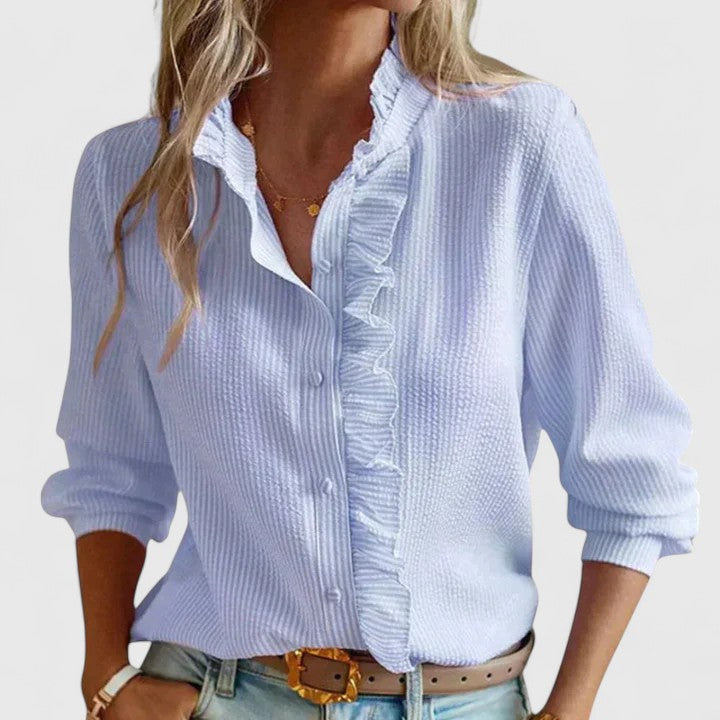 Annie | Sophisticated Long Sleeve Blouse