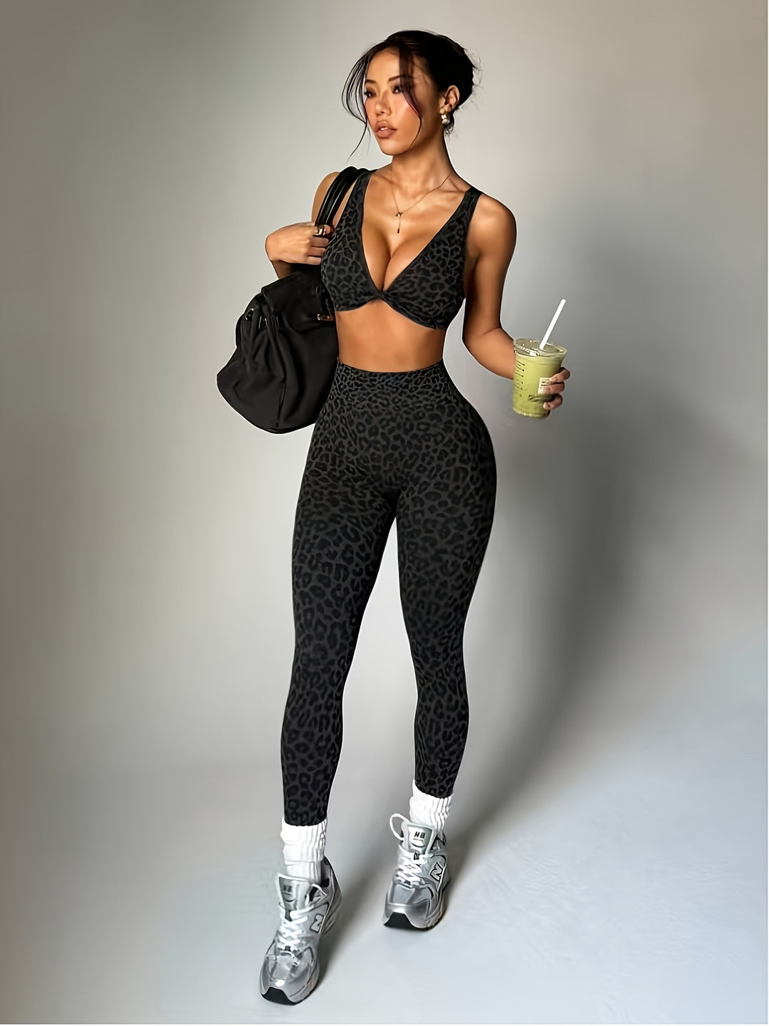Lize | Yoga Top en High-Waist Stretch Yoga Leggings