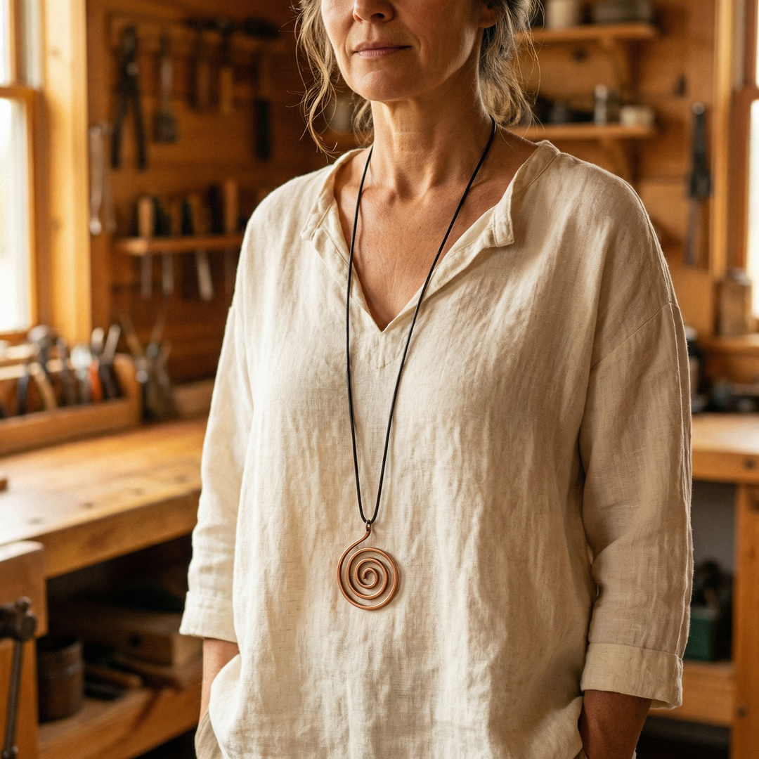 Noosa Lane Mesa Copper Necklace