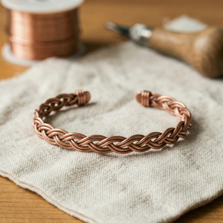Noosa Lane Reed Copper Anklet