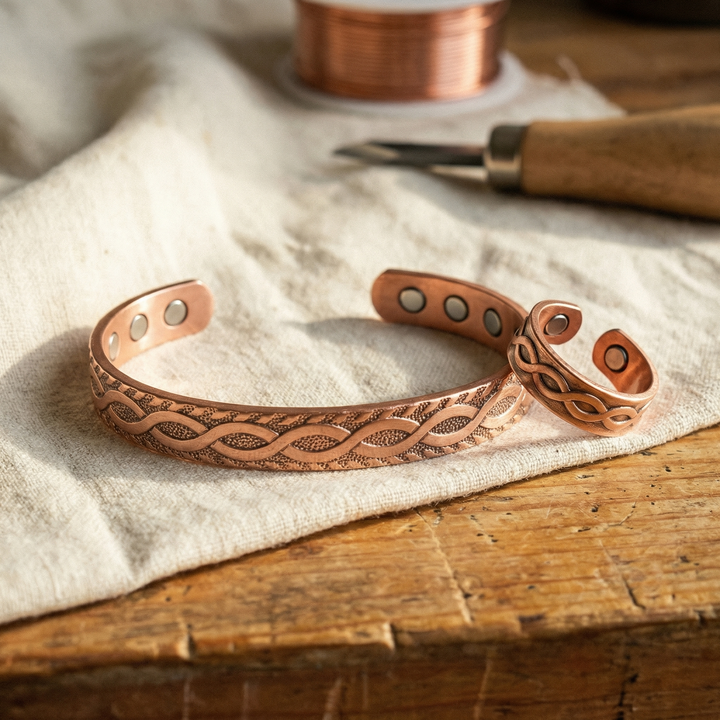 Noosa Lane Knot Copper Set