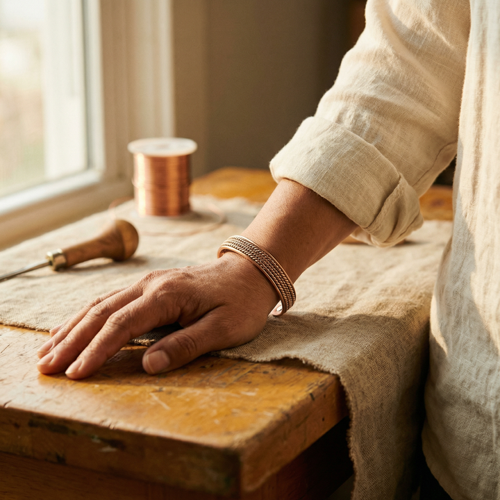 Noosa Lane  Forge Copper Bracelet