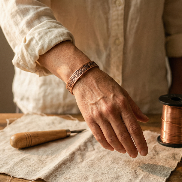 Noosa Lane Moss Copper Bracelet