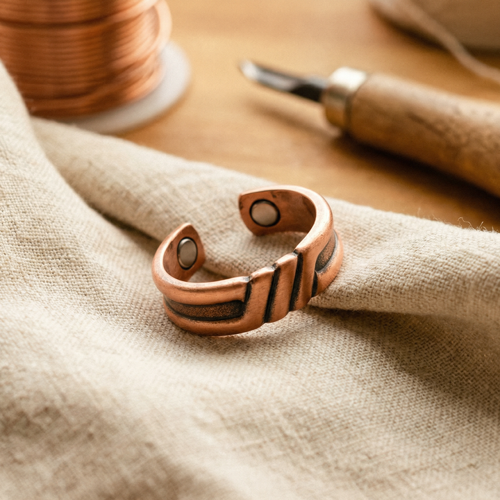 Noosa Lane  Peat Copper Ring