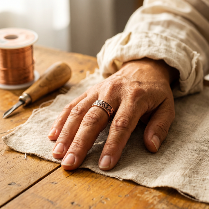 Noosa Lane Clag Copper Ring