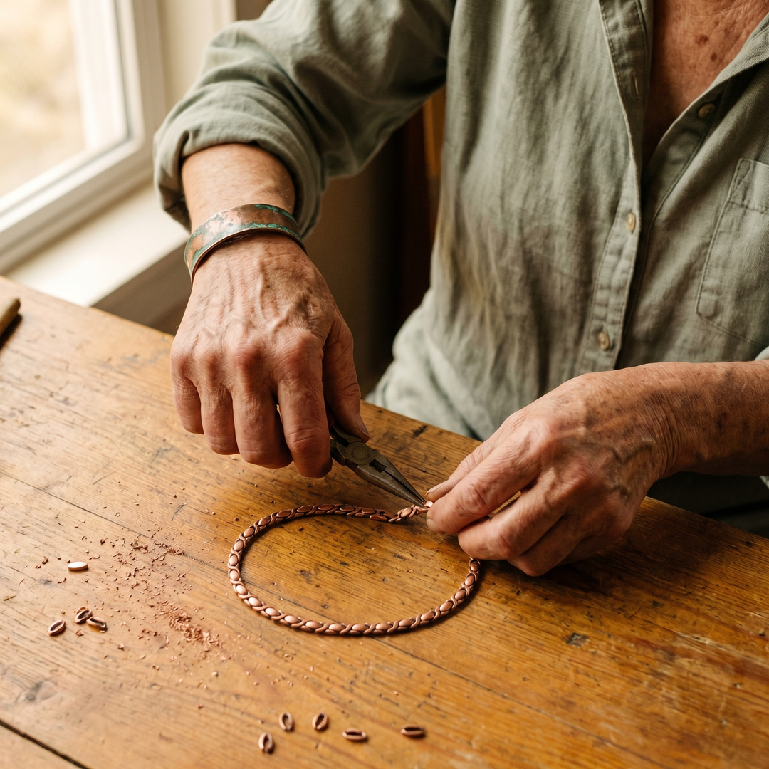Noosa Lane Cedar Copper Necklace