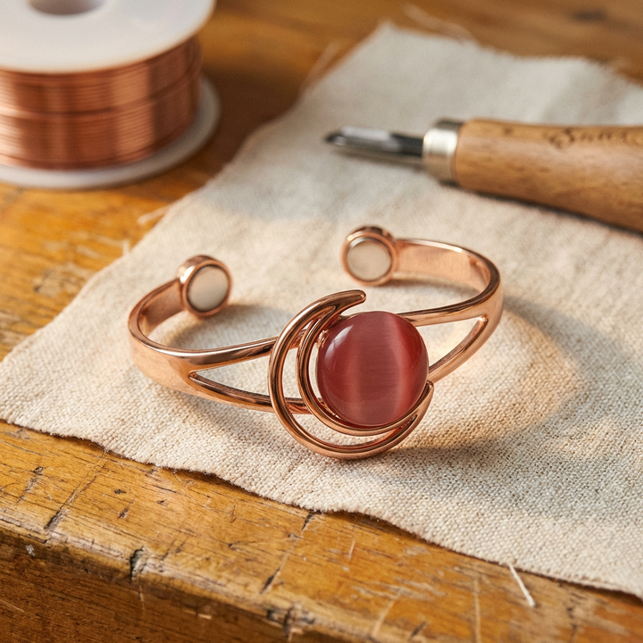 Noosa Lane Sphere Pink Copper Bracelet