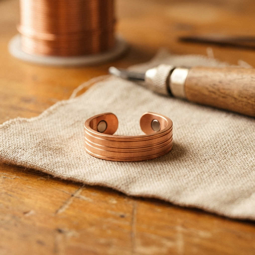 Noosa Lane Band Copper Ring