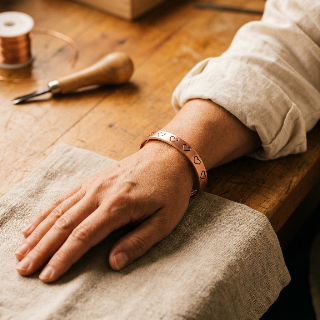 Noosa Lane  Hearth Copper Bracelet