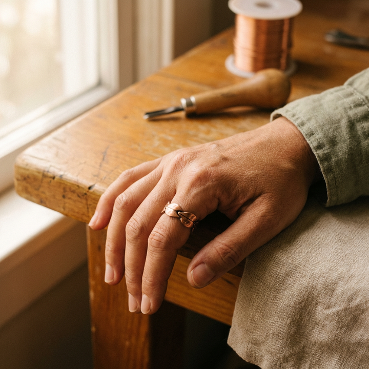 Noosa Lane Bind Copper Ring