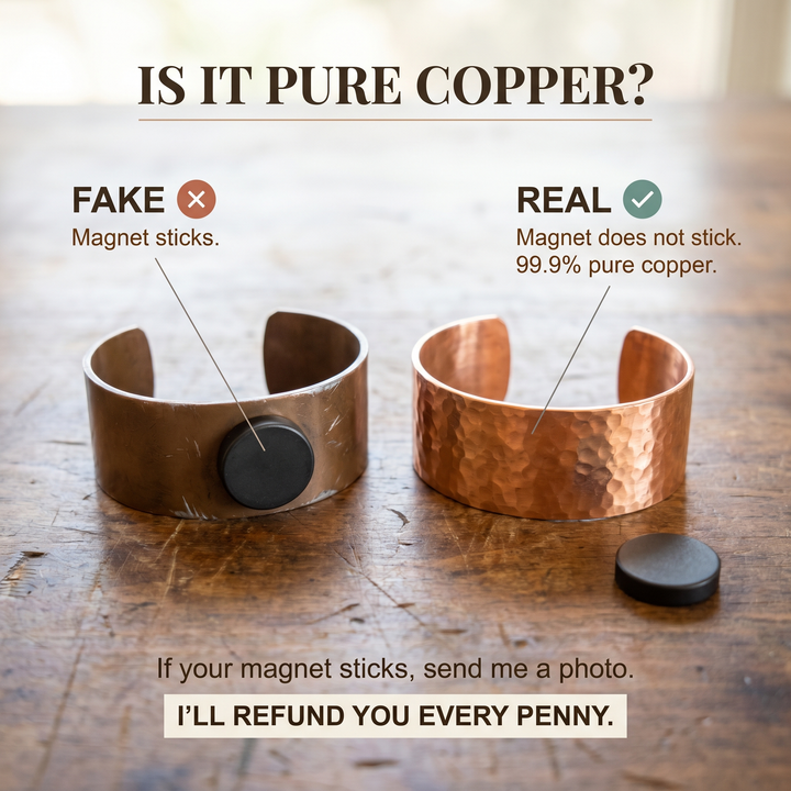 Noosa Lane Gale Men's Copper Bracelet