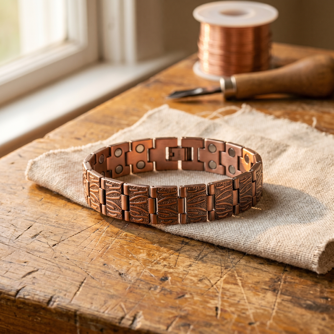 Noosa Lane Grit Men's Copper Bracelet