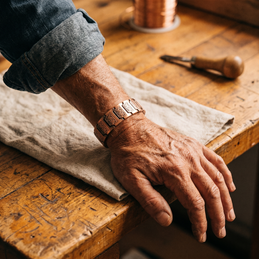 Noosa Lane Glen Men's Copper Bracelet