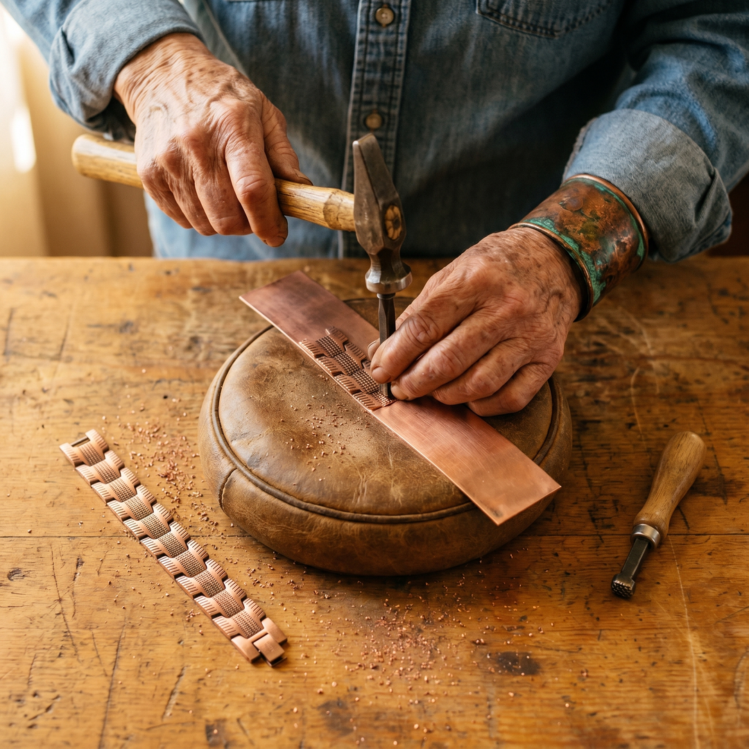 Noosa Lane Crag Copper Bracelet