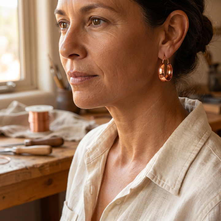 Noosa Lane Dell Copper Earrings