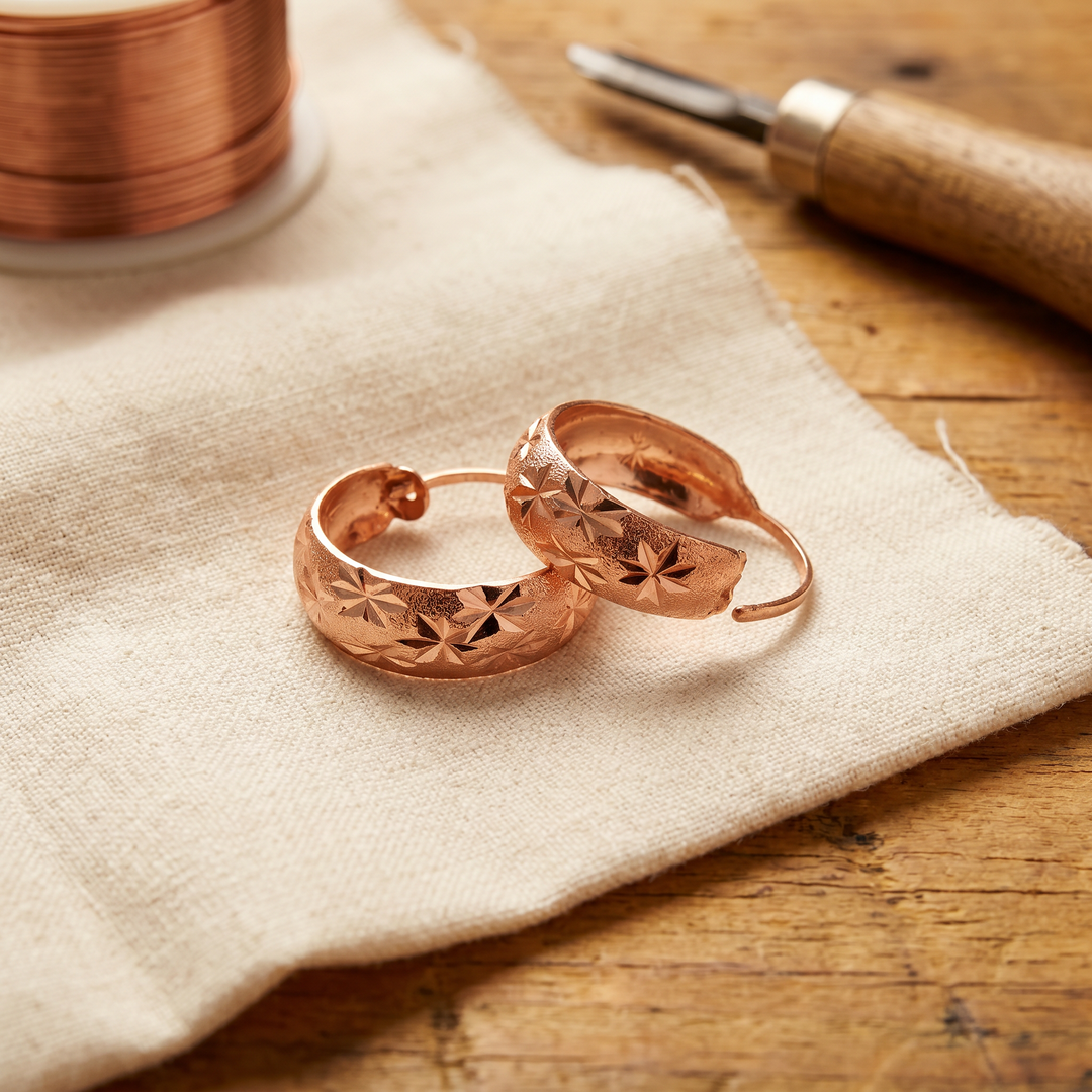 Noosa Lane Dew Copper Earrings