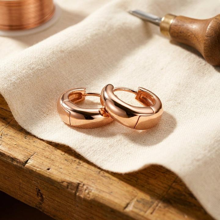Noosa Lane Linnet Copper Hoop Earrings