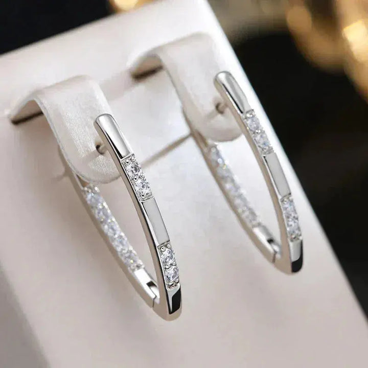 Quinn | Refined Zirconia Stone Earrings