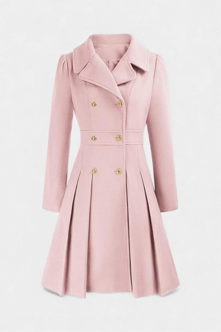Philia A-Line Double-Breasted Pea Coat